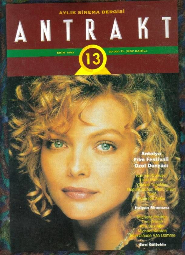 ANTRAKT (TURKEY) magazine side cover Issue 13 October 1992