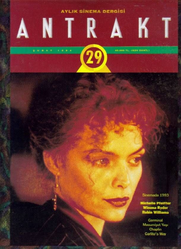 ANTRAKT (TURKEY) magazine side cover Issue 29 February 1994