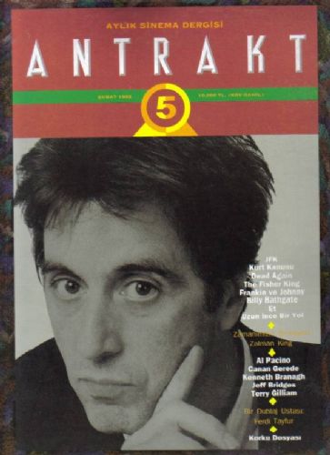 ANTRAKT (TURKEY) magazine side cover Issue 5  1992