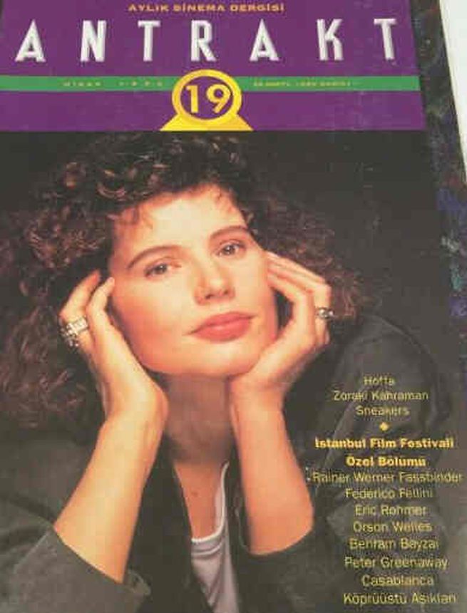 ANTRAKT (TURKEY) magazine side cover Issue 19  April 1993
