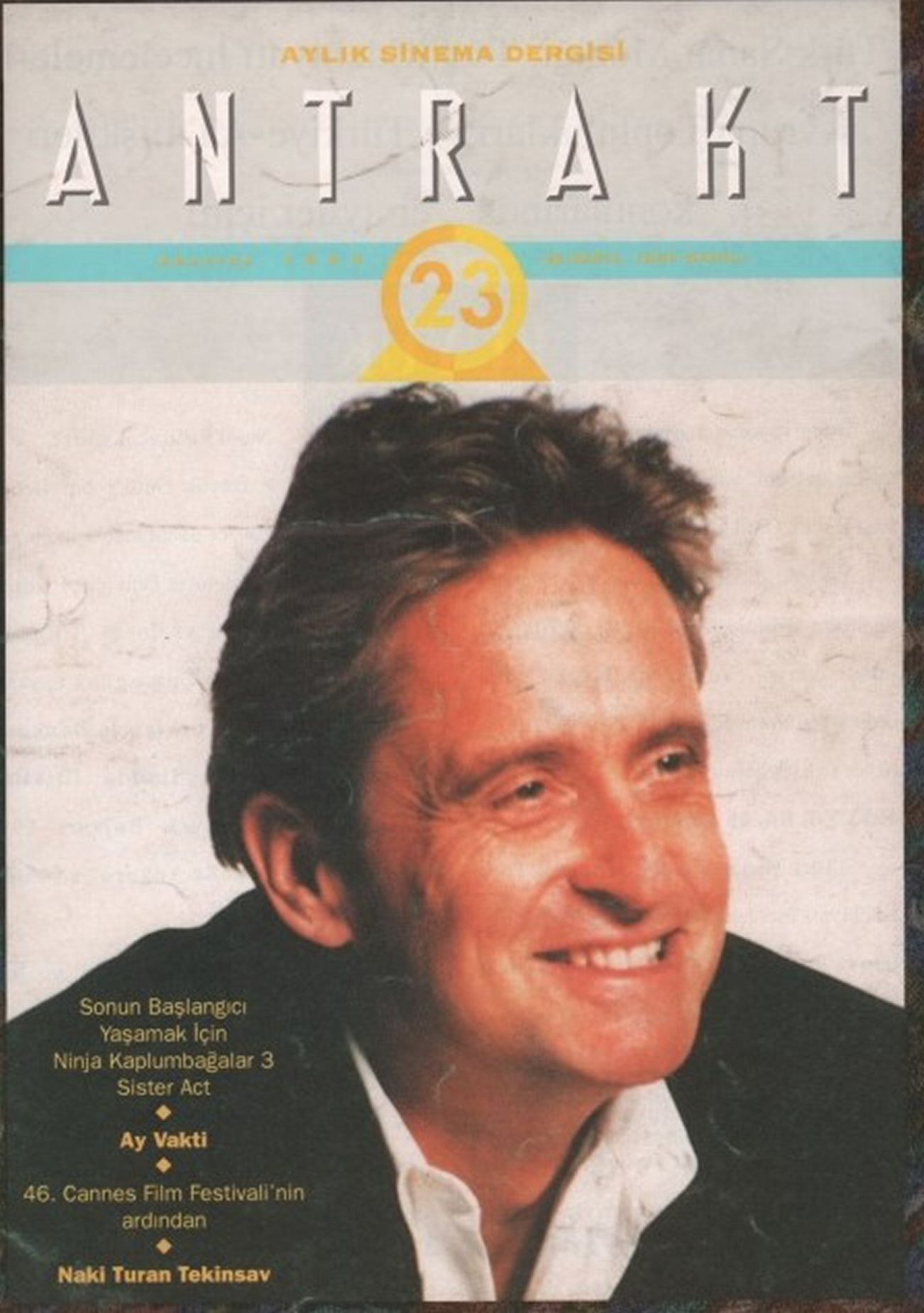 ANTRAKT (TURKEY) magazine side cover Issue 23  August 1993