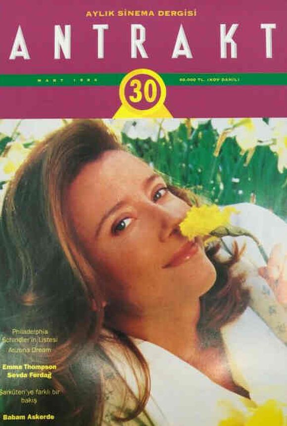 ANTRAKT (TURKEY) magazine side cover Issue 30  March 1994