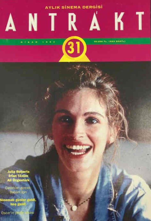 ANTRAKT (TURKEY) magazine side cover Issue 31  April 1994