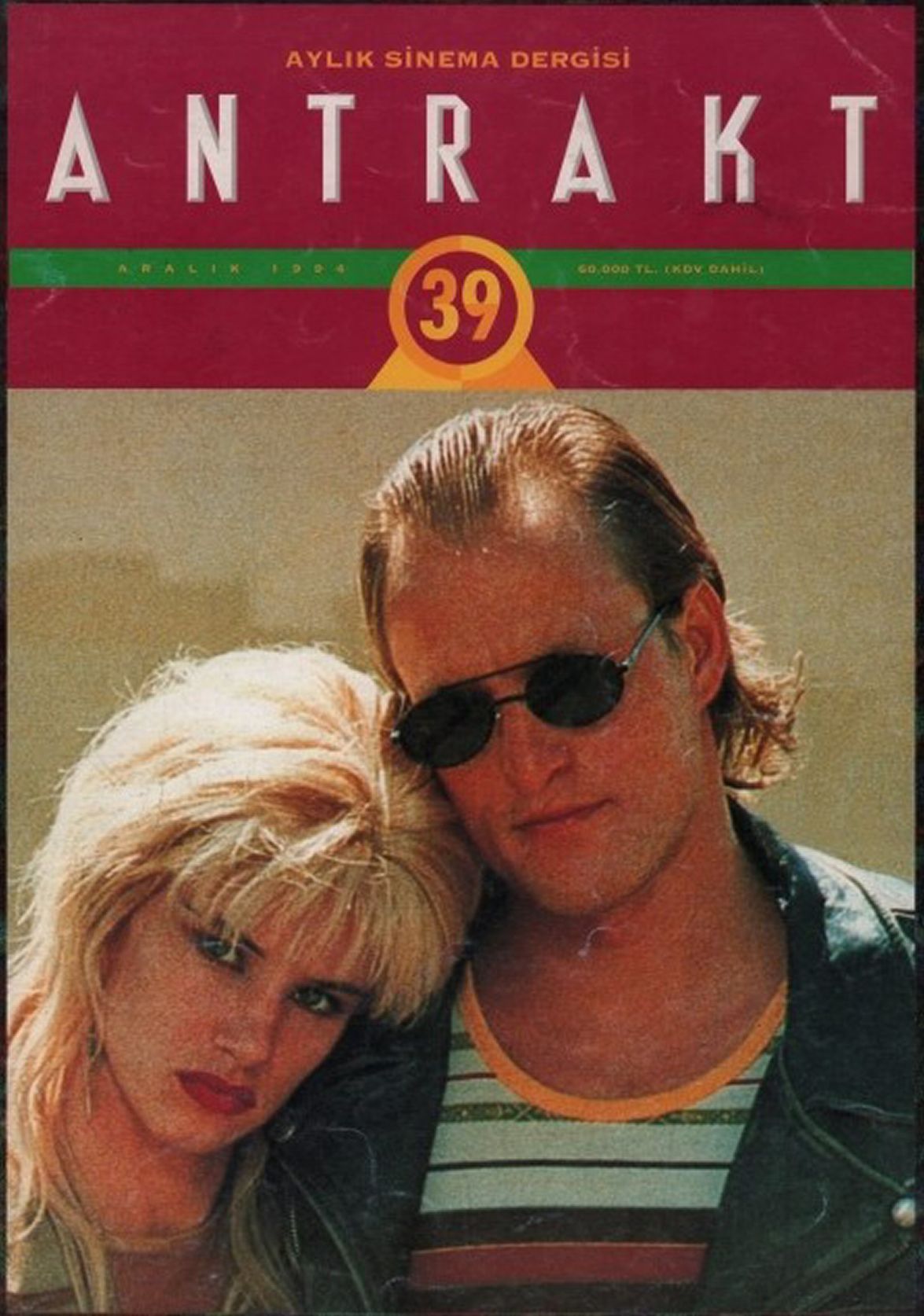 ANTRAKT (TURKEY) magazine side cover Issue 39   1994