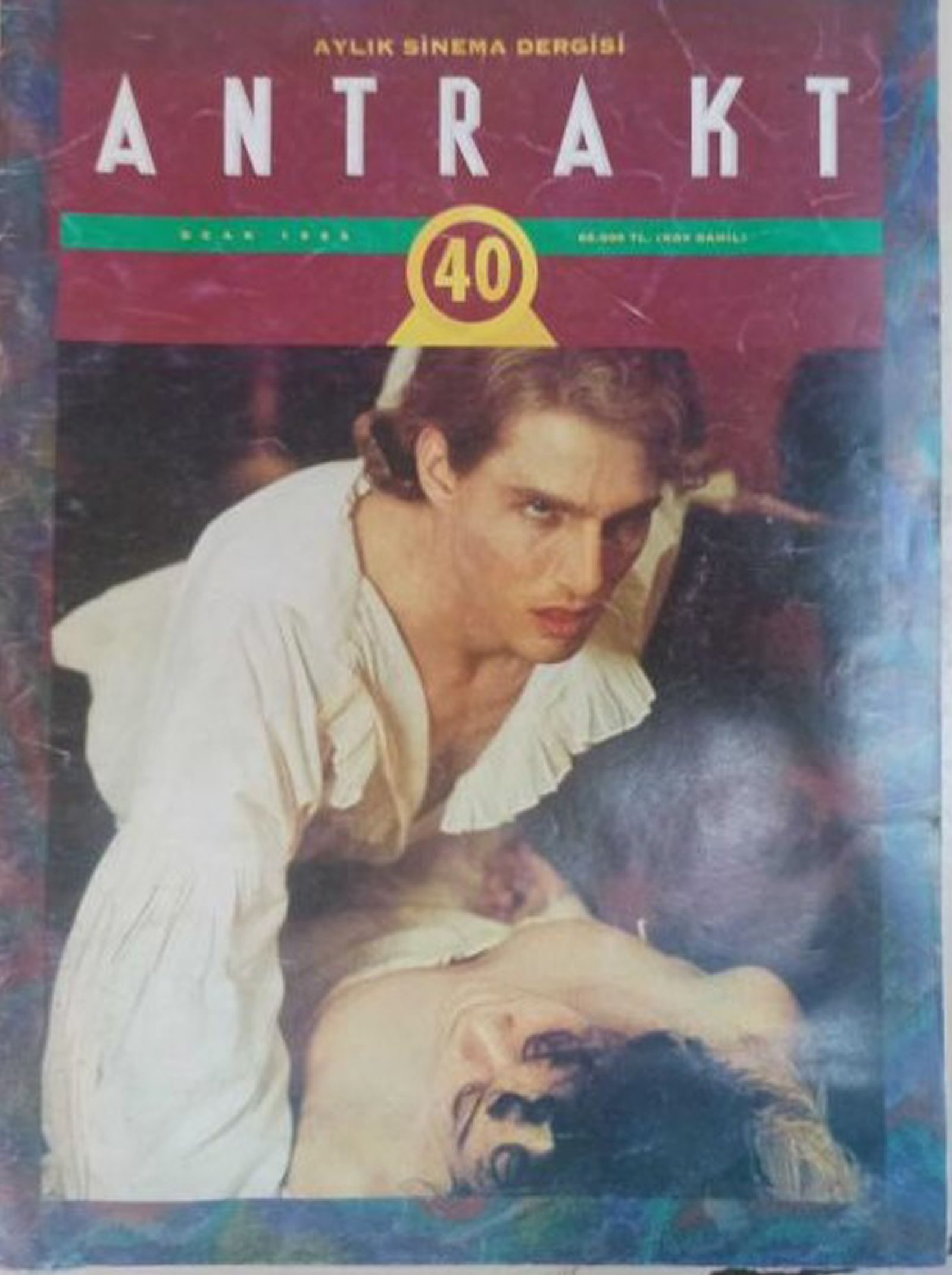 ANTRAKT (TURKEY) magazine side cover Issue 40  January 1995