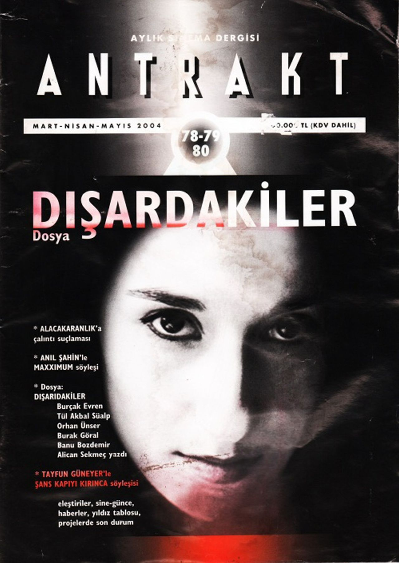 ANTRAKT (TURKEY) magazine side cover Issue 78-79-80   2014