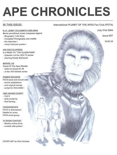 APE CHRONICLES magazine side cover Issue 37 July 2004