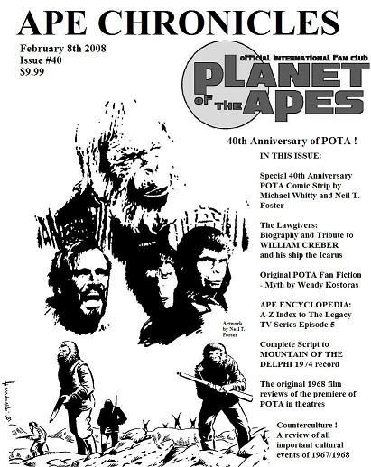 APE CHRONICLES magazine side cover Issue 40 February 2008