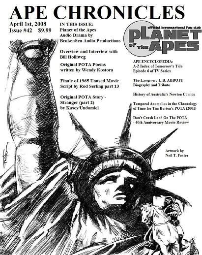 APE CHRONICLES magazine side cover Issue 42 April 2008