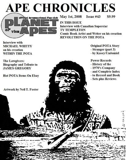 APE CHRONICLES magazine side cover Issue 43 May 2008