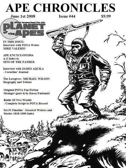 APE CHRONICLES magazine side cover Issue 44 June 2008