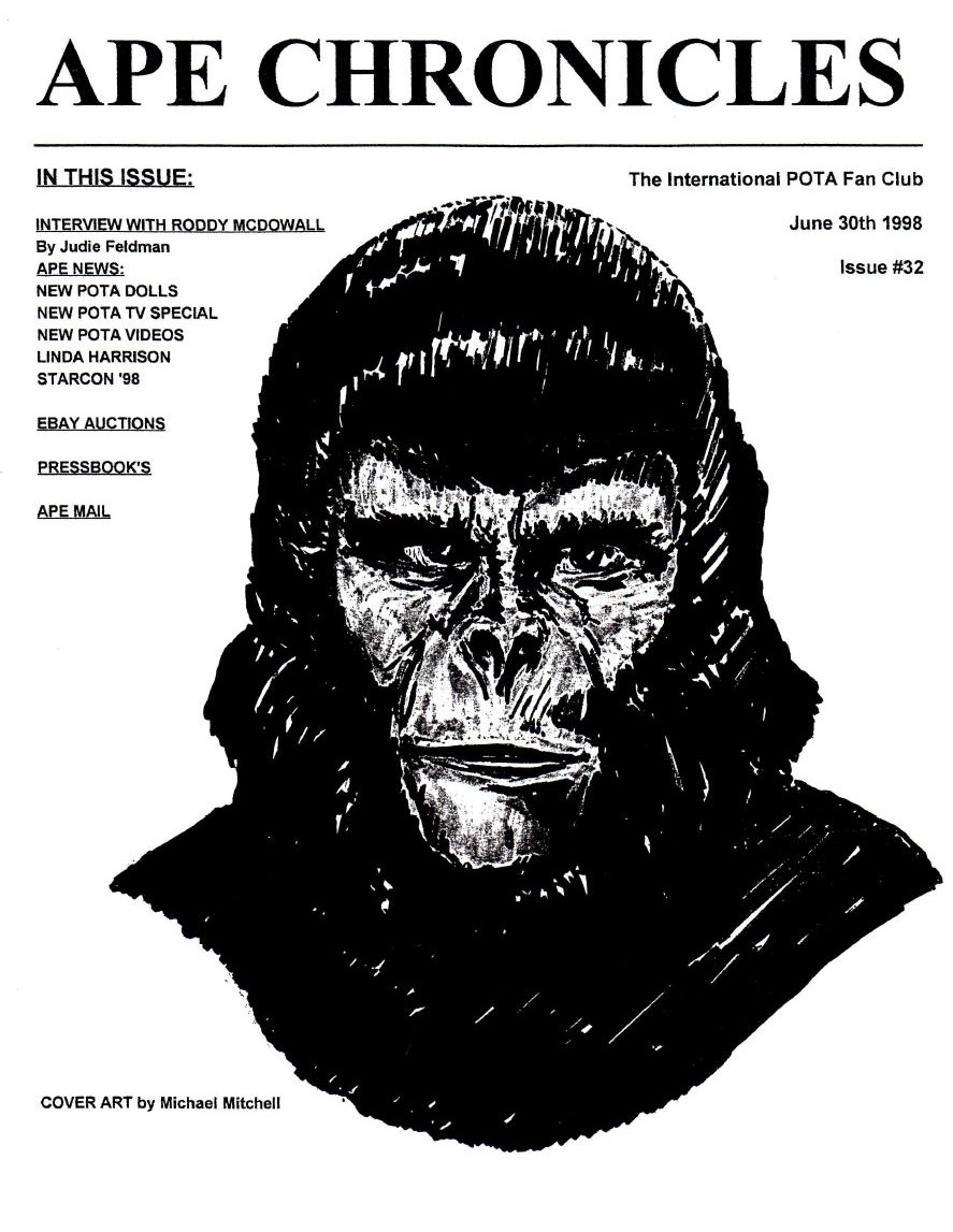 APE CHRONICLES magazine side cover Issue 32 30 June 1998