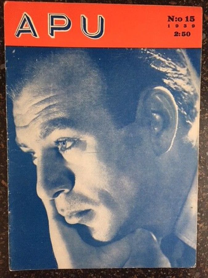 APU magazine side cover Issue 15   1939
