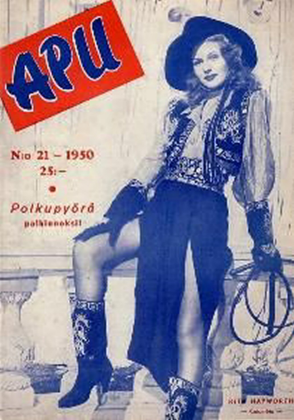 APU magazine side cover Issue 21   1950