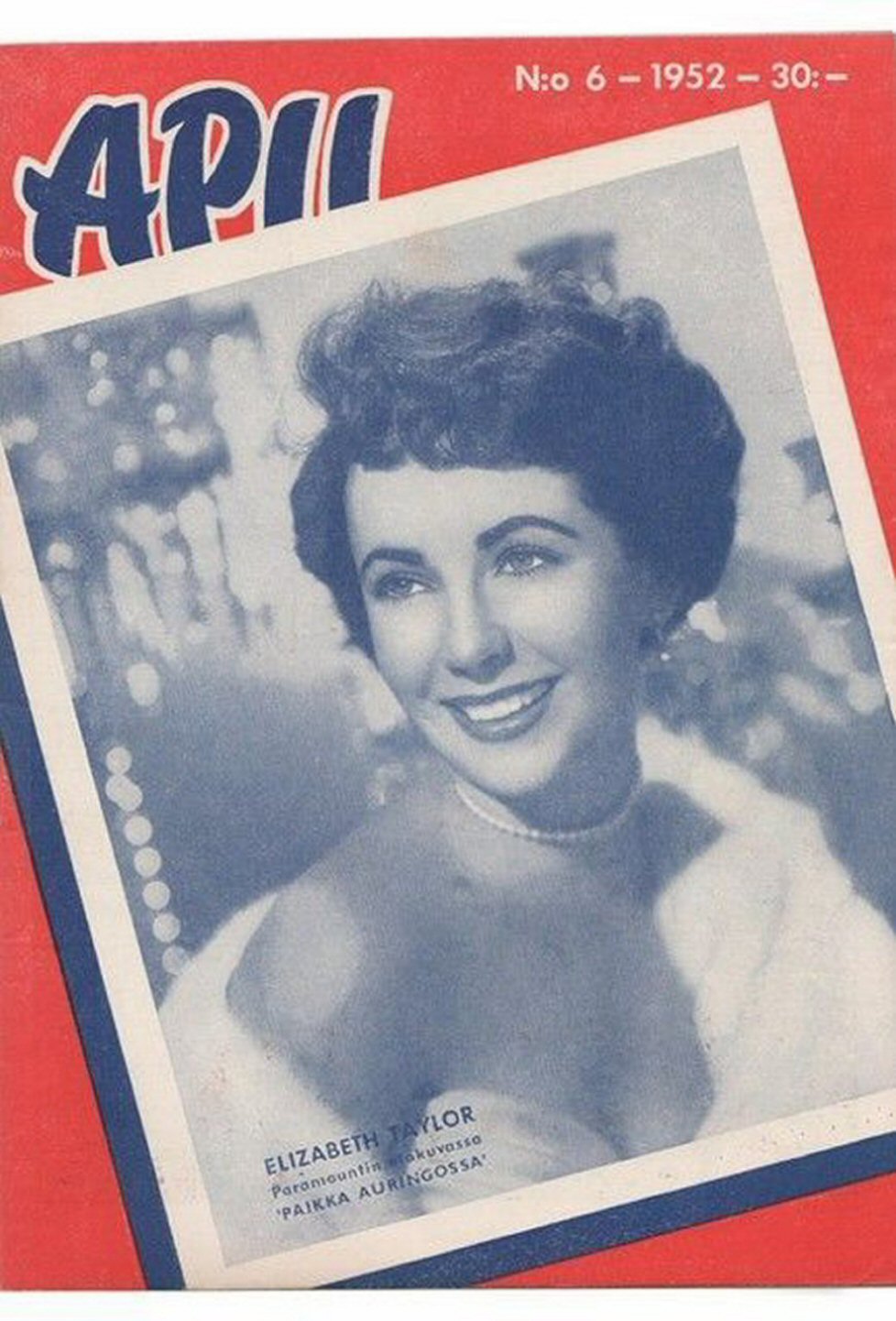 APU magazine side cover Issue 6  June 1952