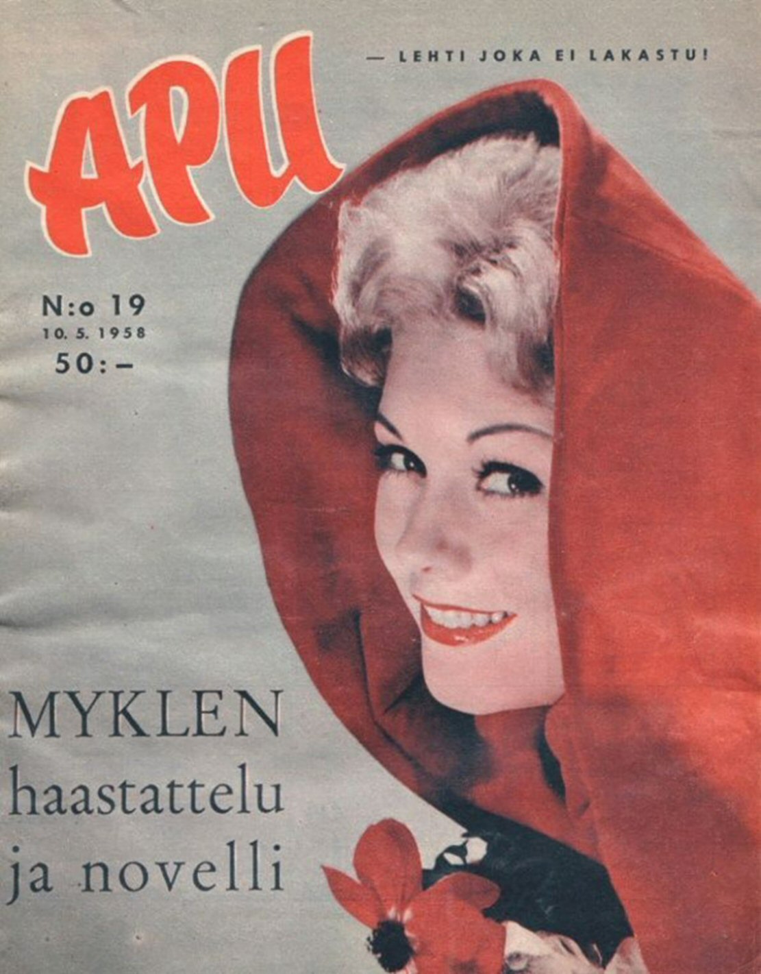 APU magazine side cover Issue 19 10 May 1958