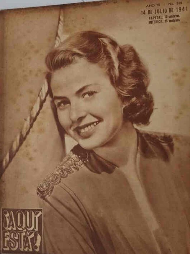 AQUI ESTA magazine side cover Issue 538 14 July 1941