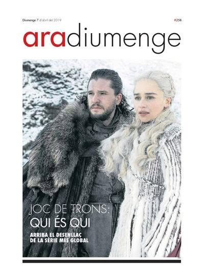 ARA DIUMENGE magazine side cover 7 April 2019