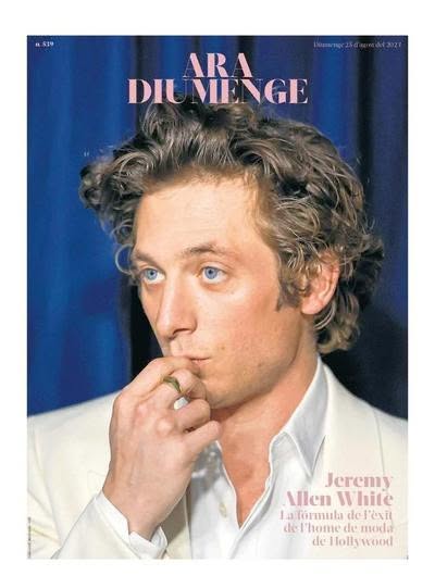 ARA DIUMENGE magazine side cover 25 August 2024
