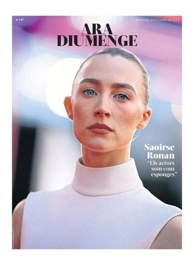 ARA DIUMENGE magazine side cover 20 October 2024