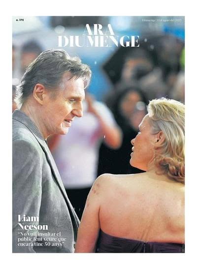 ARA DIUMENGE magazine side cover 24 August 2025