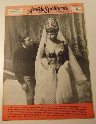 ARALDO DELLO SPETTACOLO magazine side cover Issue 56  1961