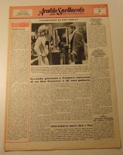 ARALDO DELLO SPETTACOLO magazine side cover Issue 84  1961