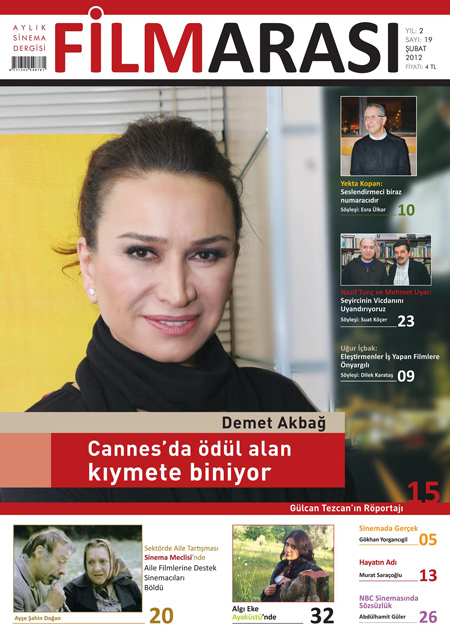 FILMARASI magazine side cover Issue 19 February 2012