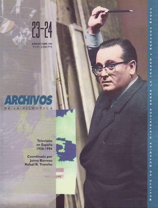 ARCHIVOS DE LA FILMOTECA magazine side cover Issue 23/24 June/October 1996