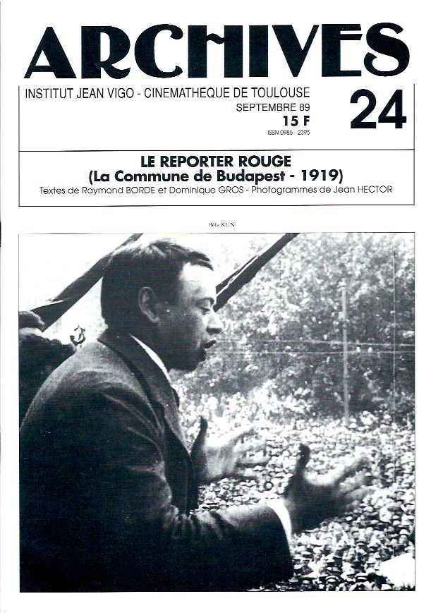 ARCHIVES magazine side cover Issue 24  1989