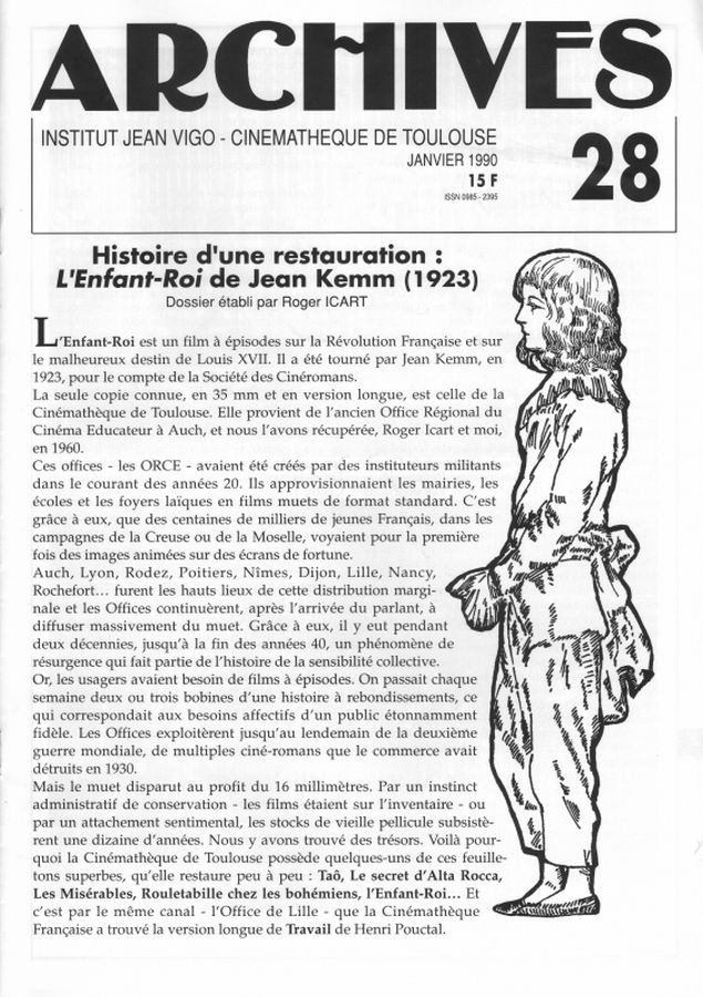 ARCHIVES magazine side cover Issue 28  1990
