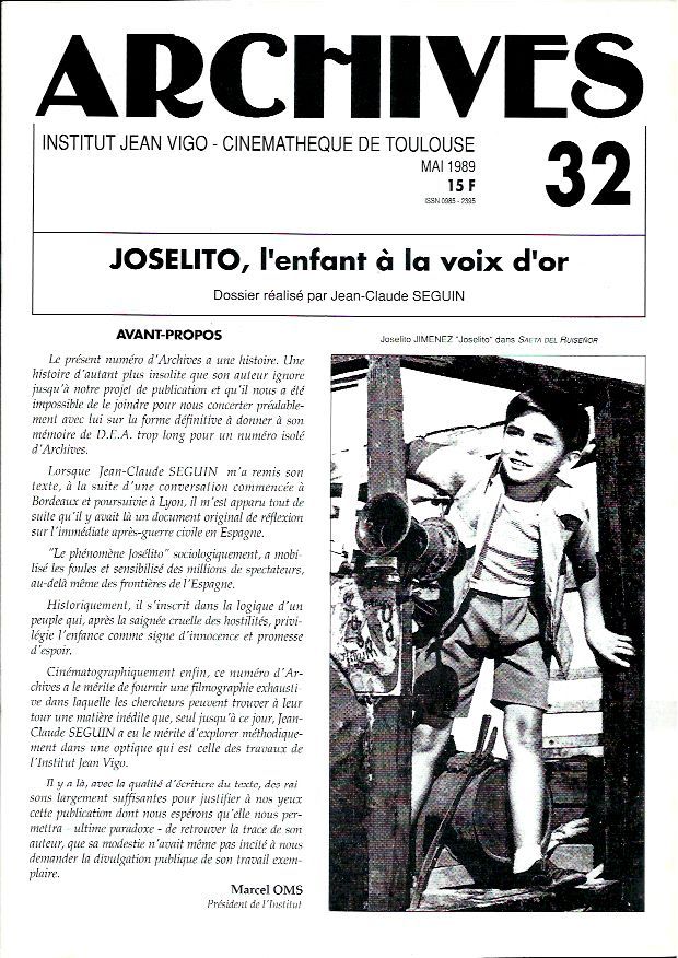 ARCHIVES magazine side cover Issue 32  1990