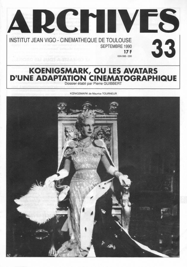 ARCHIVES magazine side cover Issue 33  1990