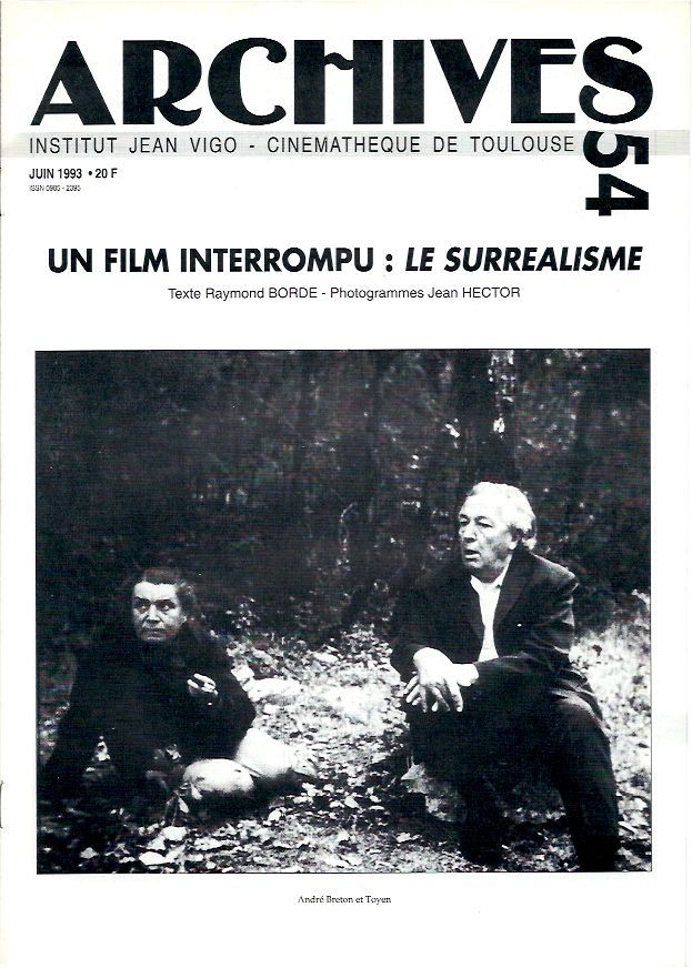 ARCHIVES magazine side cover Issue 54  1993