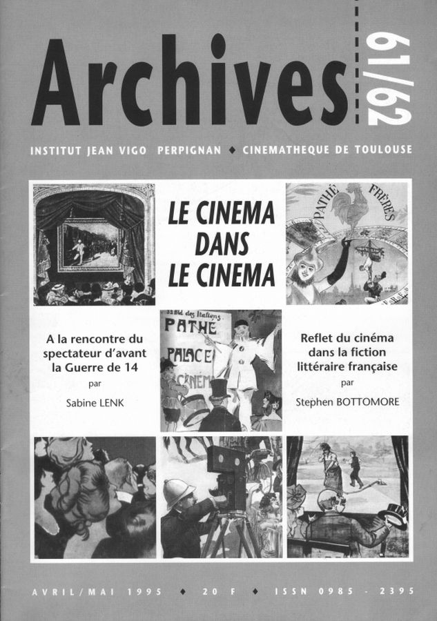 ARCHIVES magazine side cover Issue 61-2  1995