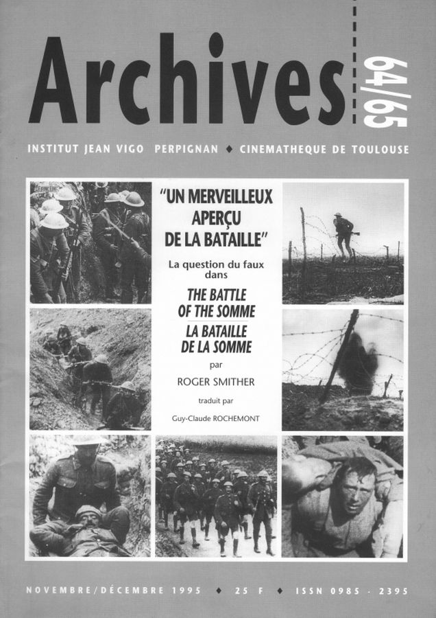 ARCHIVES magazine side cover Issue 64/65  1995