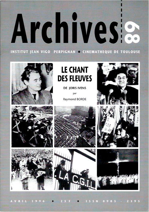 ARCHIVES magazine side cover Issue 68  1996