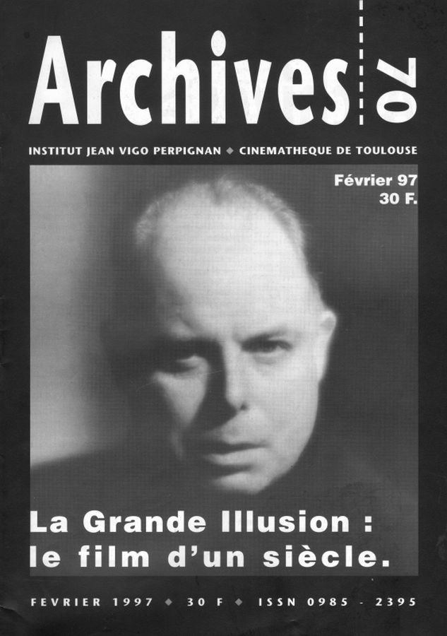ARCHIVES magazine side cover Issue 70  1997