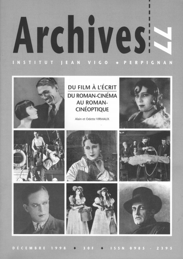 ARCHIVES magazine side cover Issue 77  1998