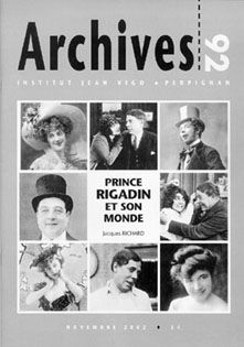 ARCHIVES magazine side cover Issue 92  2002