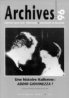 ARCHIVES magazine side cover Issue 96  2004