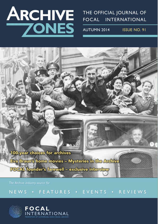 ARCHIVE ZONES magazine side cover Issue 91 Autumn 2014