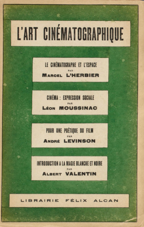 ART CINEMATOGRAPHIQUE magazine side cover Issue 4   1927