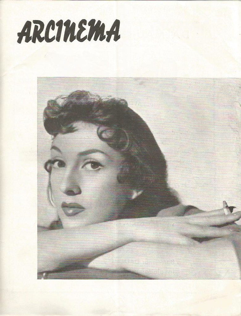 ARCINEMA magazine side cover Issue 1   1956