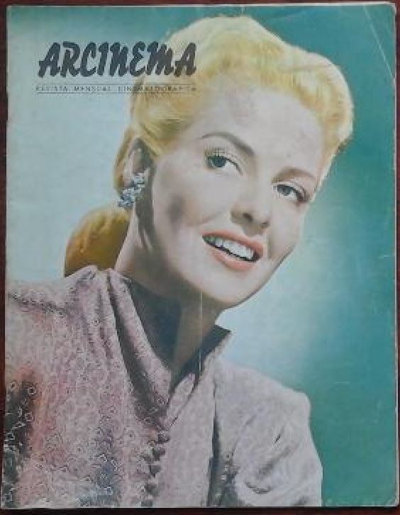 ARCINEMA magazine side cover Issue 14  1957
