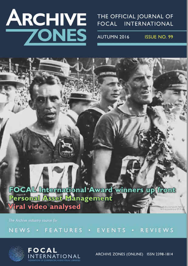 ARCHIVE ZONES magazine side cover Issue 99 Autumn 2016
