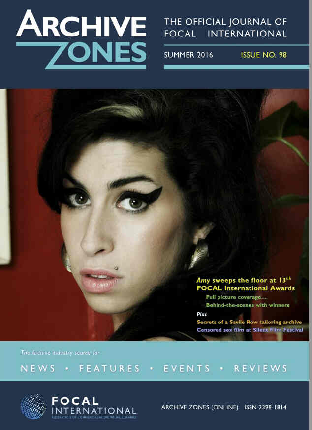 ARCHIVE ZONES magazine side cover Issue 98 Summer 2016
