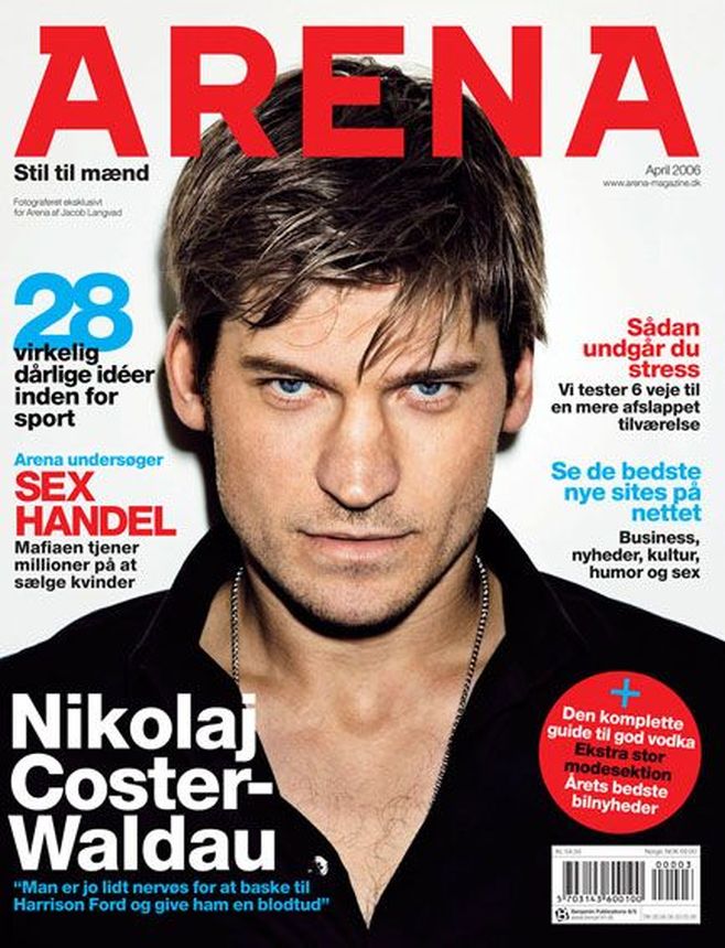 ARENA DENMARK magazine side cover  April 2006