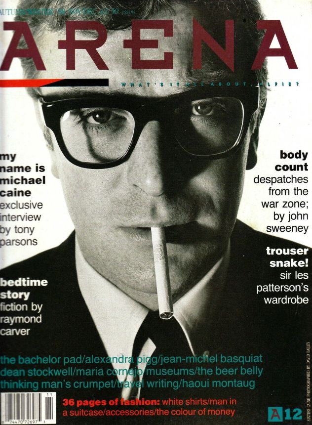 ARENA UK magazine side cover  November/December 1988