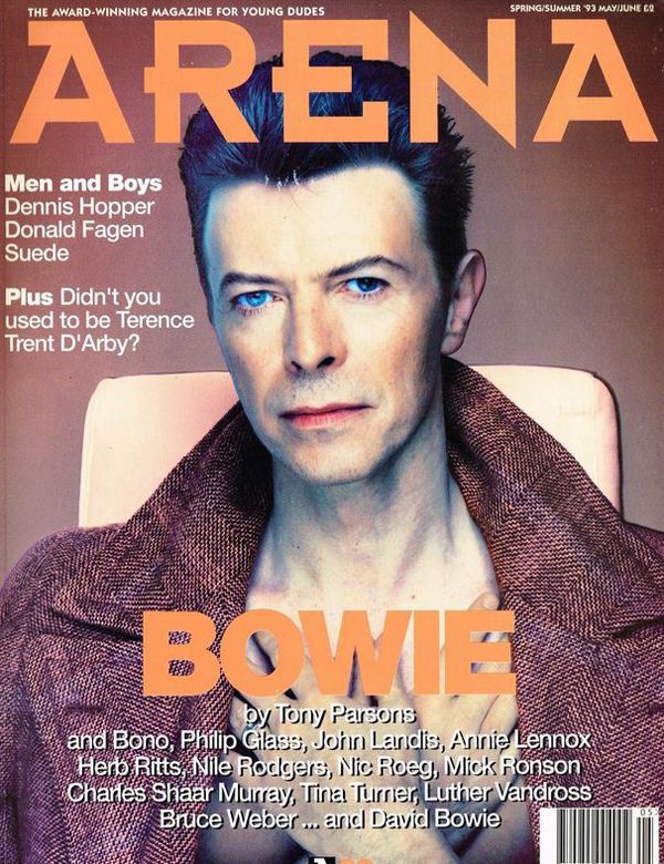 ARENA UK magazine side cover Issue 39 6 May 1993